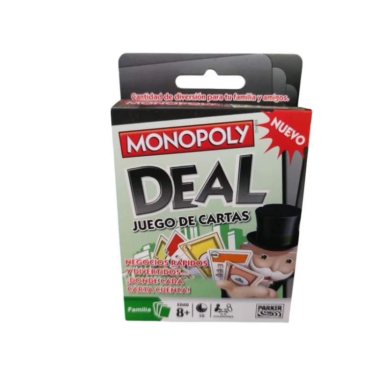 Monopoly Deal Juego de Cartas Hasbro 2008
