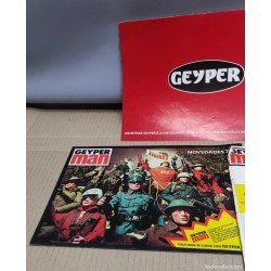 Catalogo de novedades de Geyper año 1978 , póster y folleto de novedades de Geyperman (4 hojas)