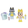 Bluey pack 2 figuras Bluey y bingo fairytale de Famosa