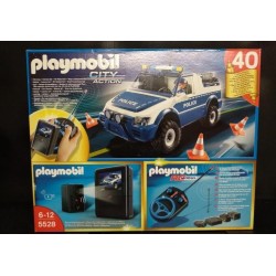 PLAYMOBIL-REF-5528-COCHE DE POLICIA-RC CON CAMARA NUEVO