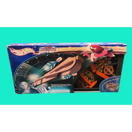 Hot wheels sling shot lanzador de aviones de Mattel 2001