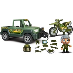 Pinypon fuerzas especiales pack de dos vehículos de Famosa