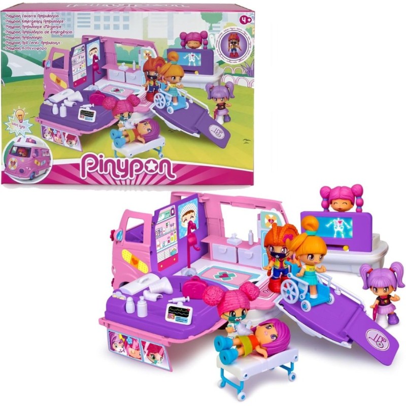 Pinypon ambulancia de Famosa