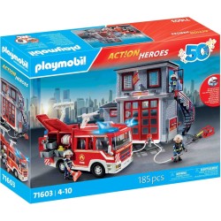 Mega set de bomberos de Playmobil