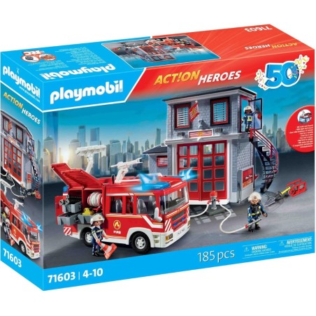 Mega set de bomberos de Playmobil