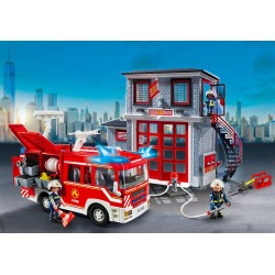 Mega set de bomberos de Playmobil
