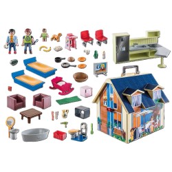 Casa de muñecas maletín de Playmobil