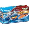 Playmobil Rescue Action Rescate Ataque Tiburón 70489