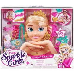 Sparkle Girlz Busto Princesa Rubia con Manos manicura con más de 50 Piezas