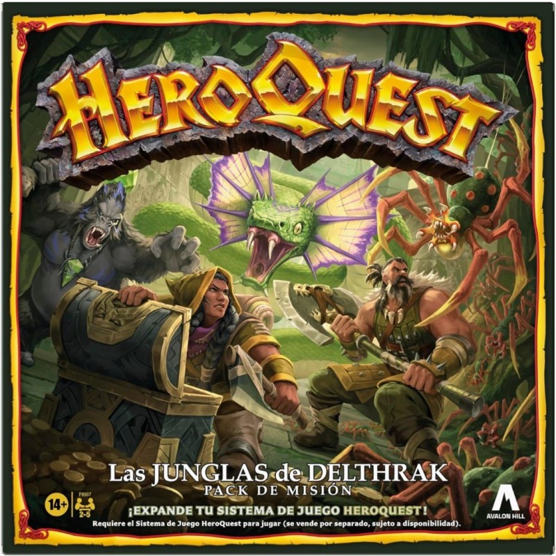 Avalon Hill HeroQuest Pack de Misión Las Junglas de Delthrak
