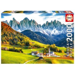 Puzzle 2000 piezas Otoño en las Dolomitas