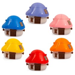 Casita con Figura de pitufo Sorpresa de Famosa