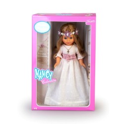 Nancy Comunión Corona Flores  Rubia de Famosa