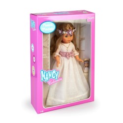 Nancy Comunión Corona Flores  Rubia de Famosa