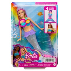 Barbie Sirena Luces Mágicas Mattel