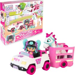Pinypon Coche con Remolque y Caballo