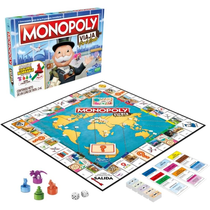 Monopoly Viaja por el mundo de Hasbro