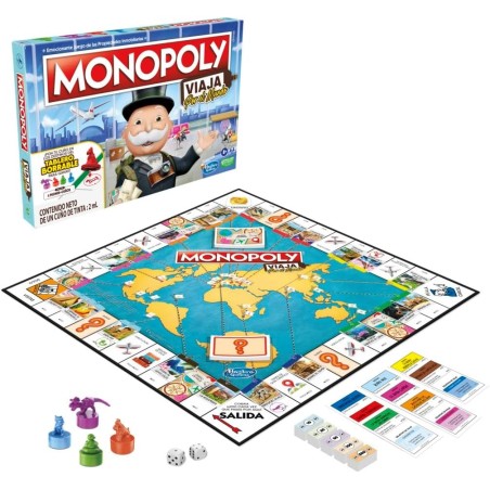Monopoly Viaja por el mundo de Hasbro