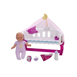 Nenuco cunita duerme conmigo con baby monitor de Famosa