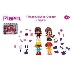 El mundo de Clodett 4 Figuras