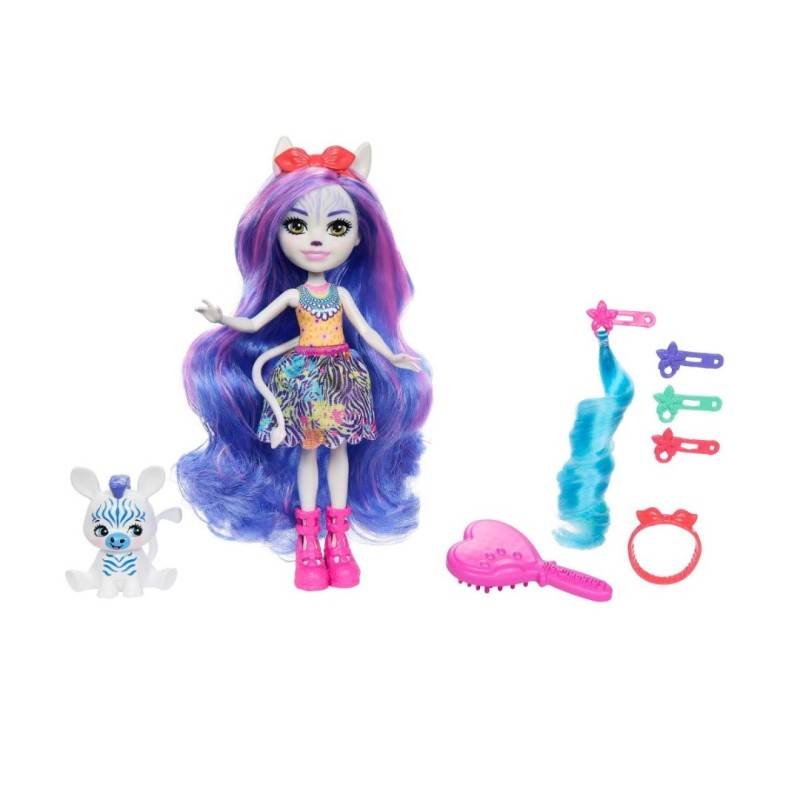 Glam Party Cebra Zemirah Zebra -Enchantimals