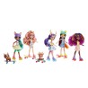 Enchantimals City Tails Pack 5 muñecas skate con mascotas de Mattel