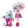 Enchantimals City Tails Salón de belleza de Perris Poodle de Mattel