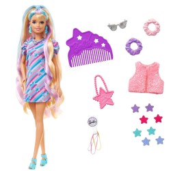 Barbie Totally Hair Pelo extralargo Estrella de Mattel