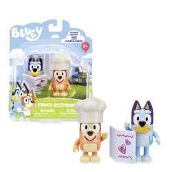 Pack de 2 - Bluey & Bindo Fancy Restaurant de Famosa