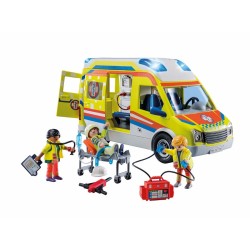 Playmobil Ambulancia con luz y sonido 71202