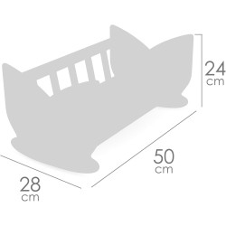 Cuna Tulipe de madera - De cuevas Toys